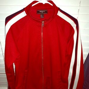 I’m selling a red performance jacket!